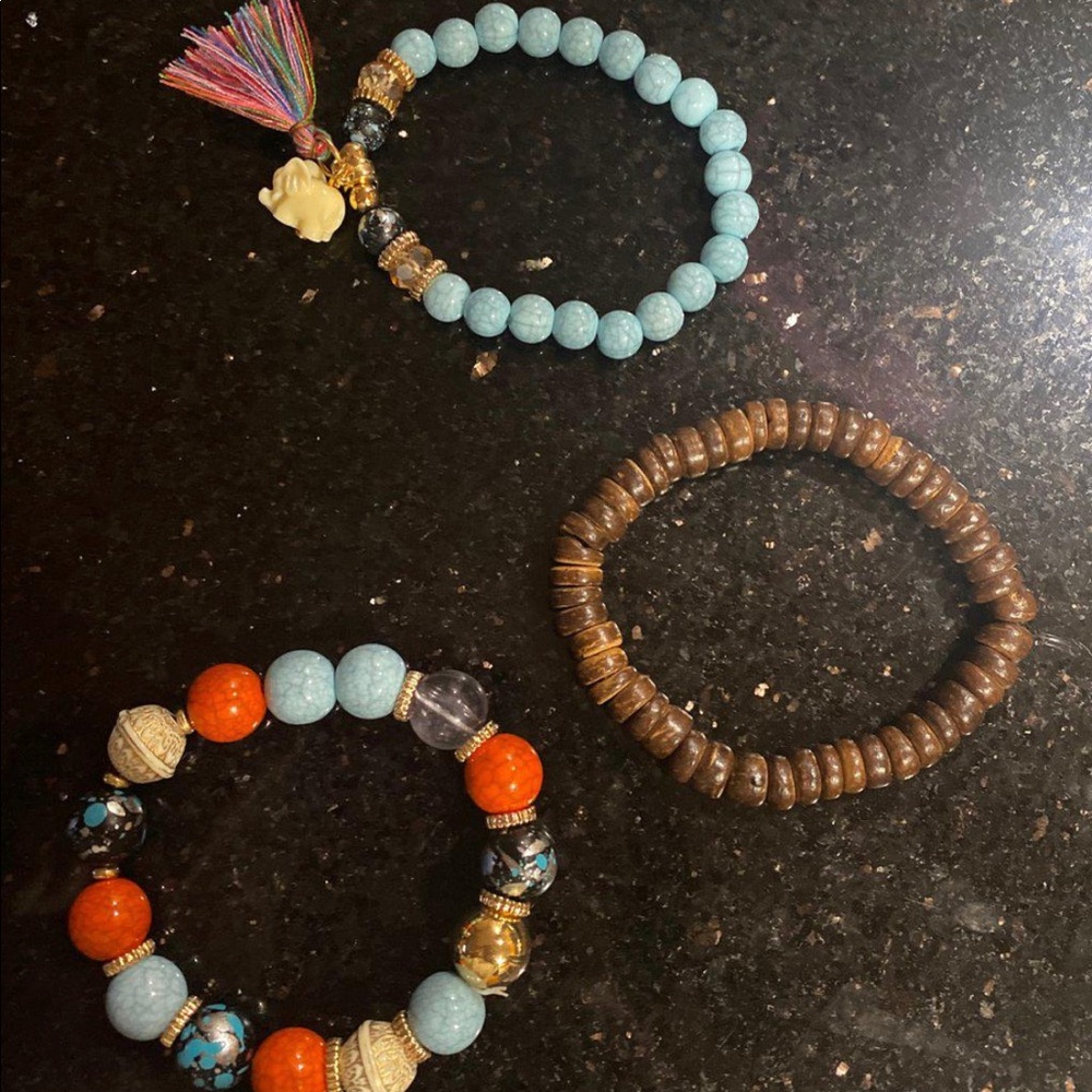 Beaded bracelets!